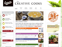 Tablet Screenshot of creativecooks.info